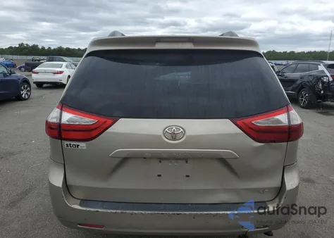 2015 Toyota Sienna Le из США, поврежденный, VIN 5TDKK3DC6FS641006